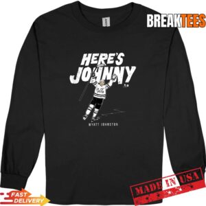 Wyatt Johnston Here's Johnny Dallas Hockey Shirt 2