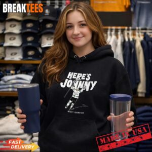 Wyatt Johnston Here's Johnny Hockey signature T-Shirt 1