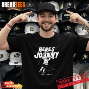 Wyatt Johnston Here's Johnny Hockey signature T-Shirt