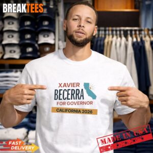 Xavier Becerra for California Governor 2026 map T-Shirt