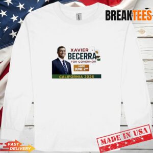 Xavier Becerra for Governor California 2026 Vote June 2nd T-Shirt 2