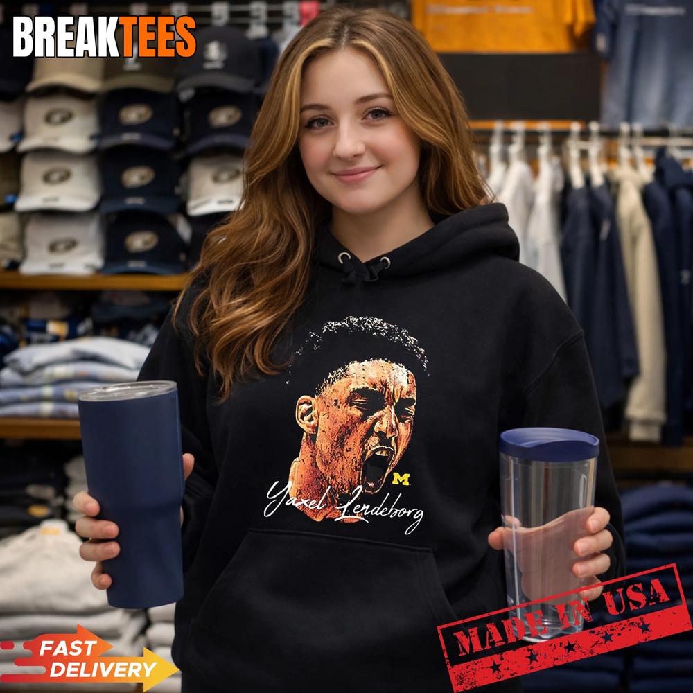 Yaxel Lendeborg scream Michigan Wolverines Basketball Signature Shirt Yaxel Lendeborg scream Michigan Wolverines Basketball Signature Shirt