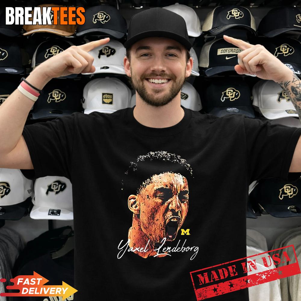 Yaxel Lendeborg scream Michigan Wolverines Basketball Signature Shirt Yaxel Lendeborg scream Michigan Wolverines Basketball Signature Shirt