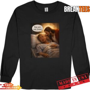 You are Not Jesus Graphic Funny Anti Trump Meme Shirt 2