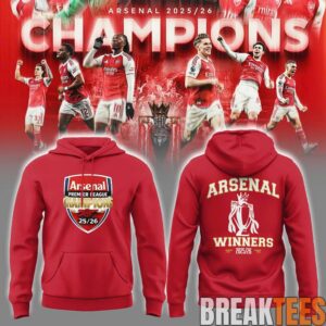 '26 Arsenal Premier League Champions ”Gunners” Hoodie 2