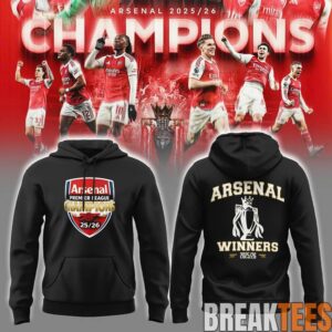 '26 Arsenal Premier League Champions ”Gunners” Hoodie 3