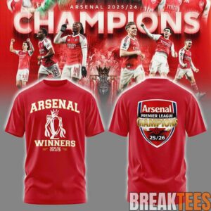 '26 Arsenal Premier League Champions ”Gunners” Shirt 2