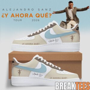 Alejandro Sanz YAQ 2026 Tour Special Air Force 1 Shoes