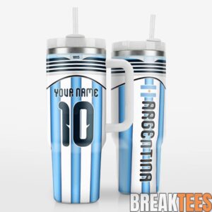 Argentina Jersey Design WC26 Custom Tumbler