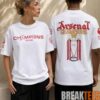 Arsenal Premier League Champions 25-26 T-Shirt