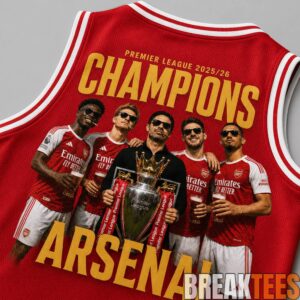 Arsenal Premium Premier League Champions 2025-26 Tank Top Jersey 2 Arsenal Premium Premier League Champions 2025-26 Tank Top Jersey 2