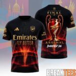 BreakTees 13 Arsenal UCL Budapest Final 2026 TShirt 1