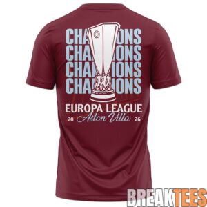 Aston Villa Europa League Champions 2026 Shirt 2
