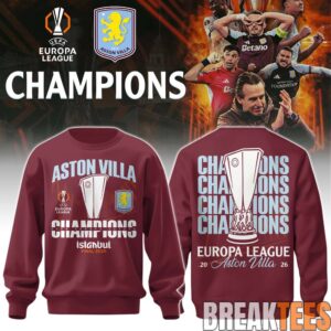 Aston Villa Europa League Champions Limited Sweatshirt 1 Aston Villa Europa League Champions Limited Sweatshirt 1