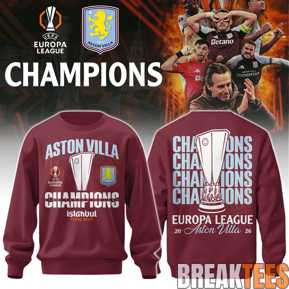 Aston Villa Europa League Champions Limited Sweatshirt Aston Villa Europa League Champions Limited Sweatshirt