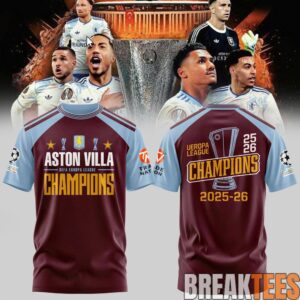 Aston Villa  Europa League Champions Limited Shirt