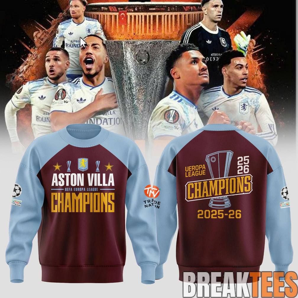 Aston Villa Europa League Champions Limited Sweatshirt Aston Villa Europa League Champions Limited Sweatshirt