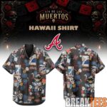 Atlanta Braves Da De Los Muertos 2026 Hawaiian Shirt 1
