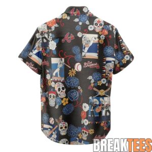 Atlanta Braves Da De Los Muertos 2026 Hawaiian Shirt 1