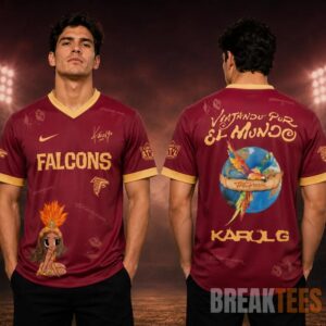 Atlanta Falcons x Karol G Viajando Por El Mundo 2026 Football Jersey 1
