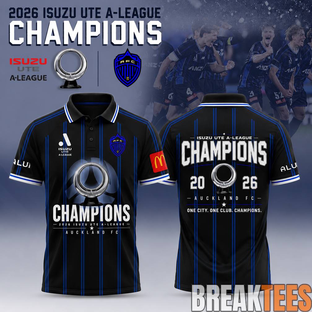 Auckland FC A-League Custom 25-26 Polo Shirt Auckland FC A-League Custom 25-26 Polo Shirt