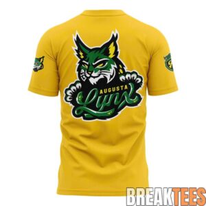 Augusta Lynx Yellow Green Stroke Tee 2