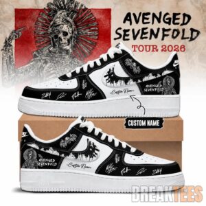 Avenged Sevenfold Tour 2026 Custom Air Force 1 Shoes