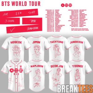 BTS ARIRANG World Tour 2026 Baseball Jersey 1