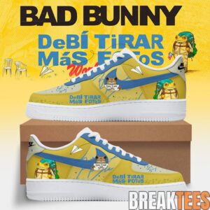 Bad Bunny DeB TiRAR MS FOToS World Tour 2026 Air Force 1