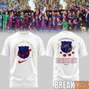 Barcelona Femen Champions League Campiones 2026 Limited Shirt 1