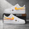 Karol G Signature Custom Name Air Force 1 Shoes Golden Swoosh Edition