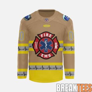 Biloxi Breakers 2026 First Responders Night Hockey Jersey 1