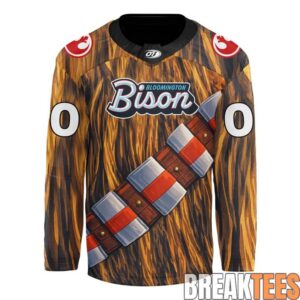 Bloomington Bison x Star Wars New 2026 Design Hockey Jersey 1