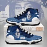 Blue Billie Eilish Air Jordan 11 Shoes For Fan