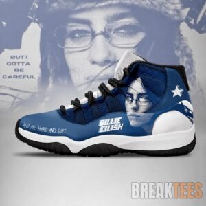 Blue Billie Eilish Air Jordan 11 Shoes For Fan 2