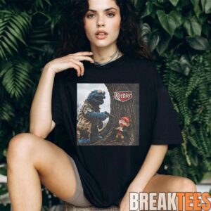 Blue Monster and Forest Elf Edgy Muppet Meme Shirt 3