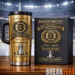 Boston Bruins 102nd Annversary YETI Tumbler 1