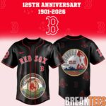 Boston Red Sox 125th Anniversary Baseball Jersey 1