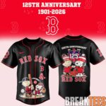 Boston Red Sox 125th Anniversary x Snoopy Baseball Jersey 1