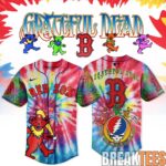 BreakTees 12 Boston Red Sox x Grateful Dead Night 2026 Baseball Jersey 1