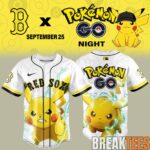 Boston Red Sox x Pokmon Night 2026 Baseball Jersey 1