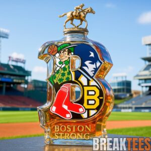 Boston Sport Teams 'Boston Strong' Limited Edition Whiskey Bottle 4