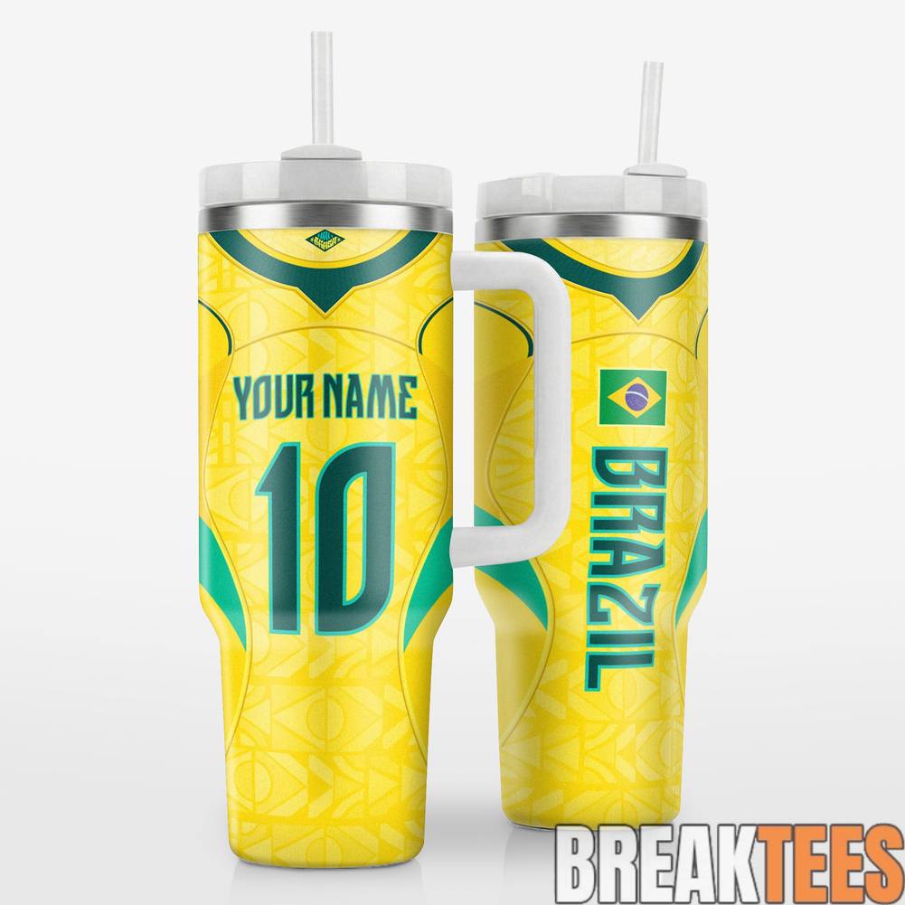 Brazil Jersey Design WC26 Custom Tumbler Brazil Jersey Design WC26 Custom Tumbler