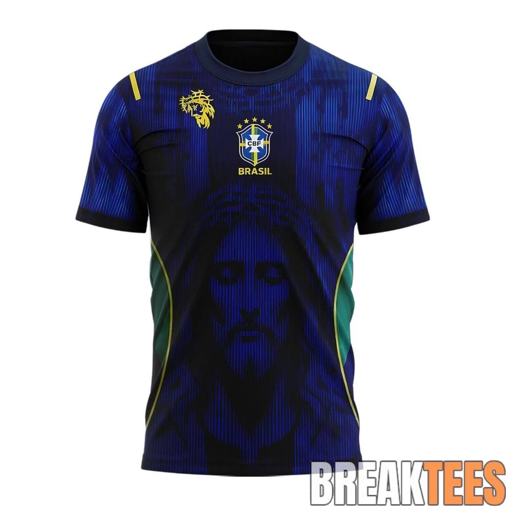 Brazil National Team Jesus Version Custom Jersey Brazil National Team Jesus Version Custom Jersey