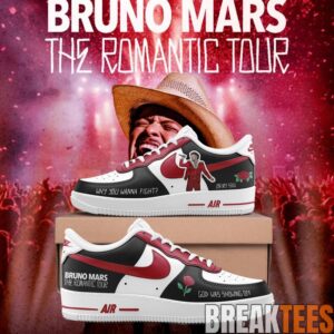 Bruno Mars The Romantic Tour 2026 Air Force 1 Sneaker