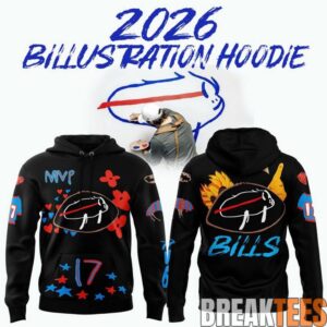 Buffalo Bills 2026 Billustration Hoodie