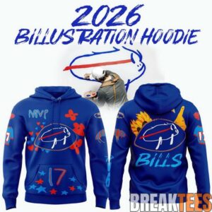 Buffalo Bills 2026 Billustration Hoodie 1