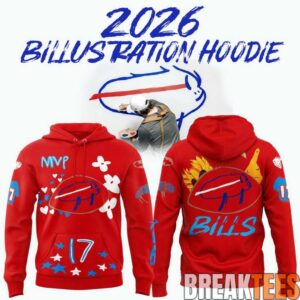 Buffalo Bills 2026 Billustration Hoodie 2