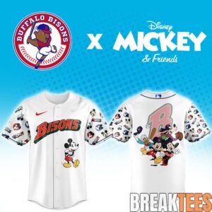Buffalo Bisons x Mickey Mouse Night Baseball Jersey