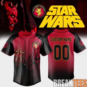 Buffalo Bisons x Star Wars Night Custom Baseball Jersey